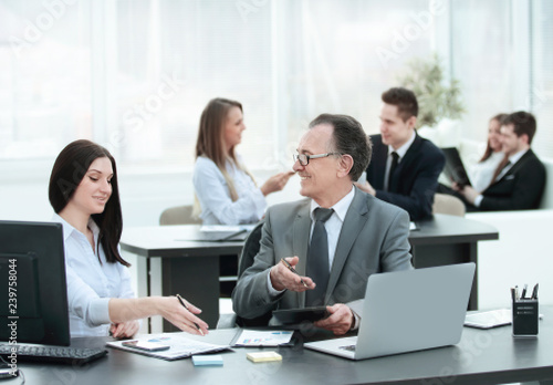 Businessman analyzing investment, budget and income charts at his workplace