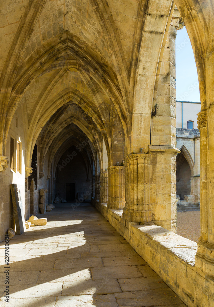 Courtyard of Cathedral of Saint Nazaire, Beziers