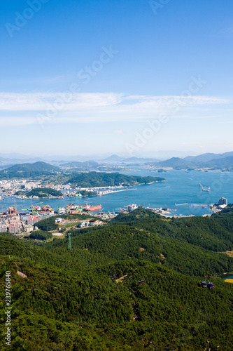 Hallyeosudo Marine National Park in Geoje-si, South Korea.