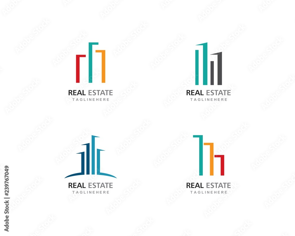 Real Estate , Property and Construction Logo Real Estate , Property and Construction Logo