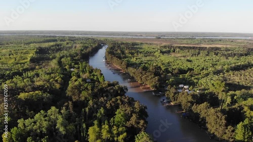 drone flight woods