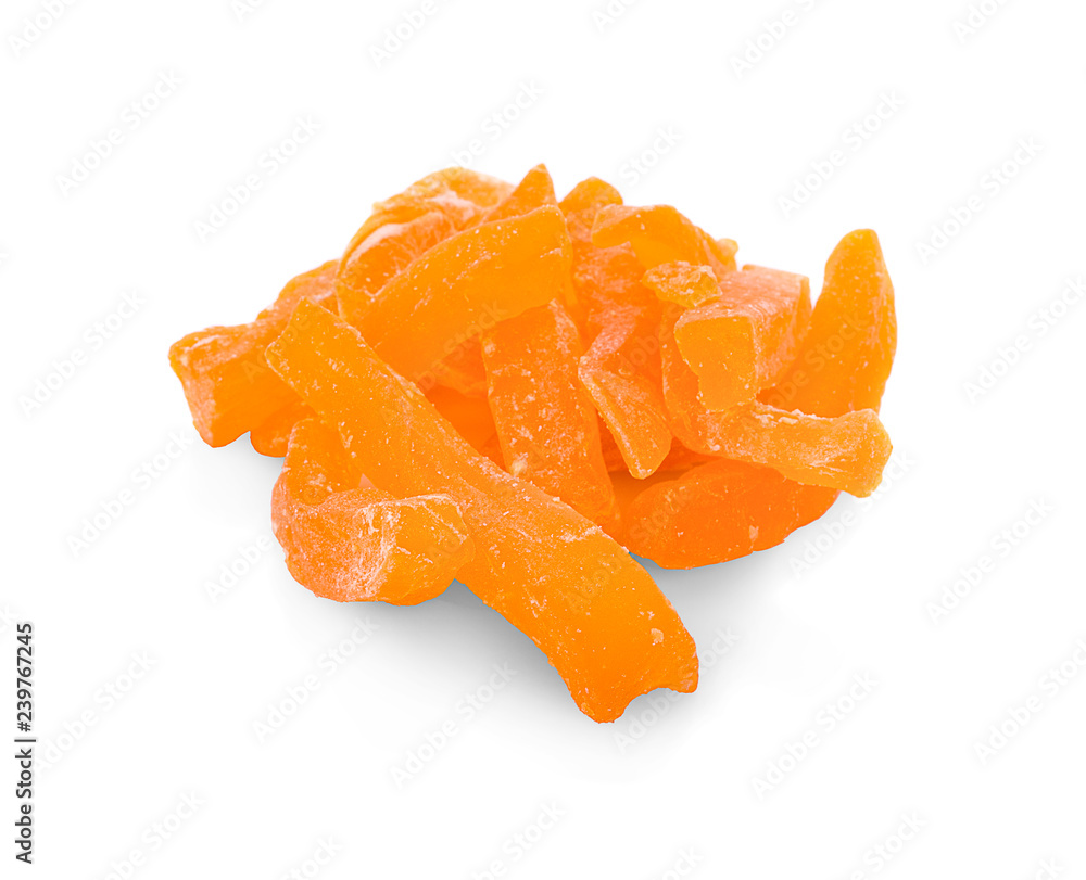 Dried Mango isolated on white background