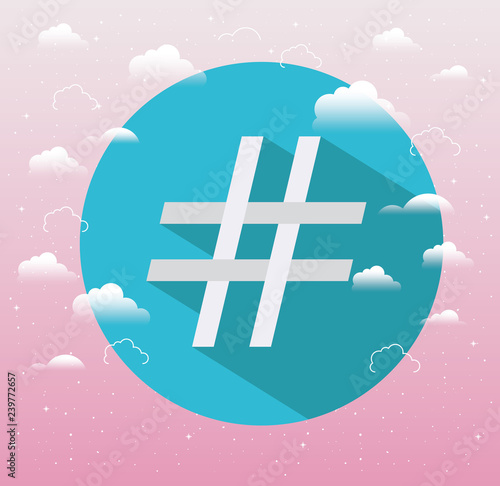 speech bubble with trend symbol