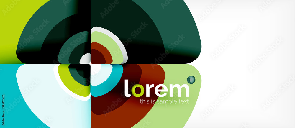 Circles and triangles geometric abstract background. Trendy abstract layout template for business or technology presentation or web brochure cover, wallpaper Circles and triangles geometric abstract background. Trendy abstract layout template for business or technology presentation or web brochure cover, wallpaper