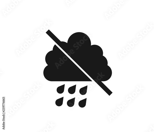 rain not allow  icon 