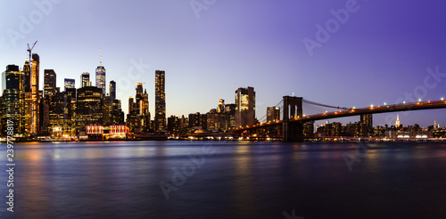 New York City - beautiful sunset at manhattan © krunja