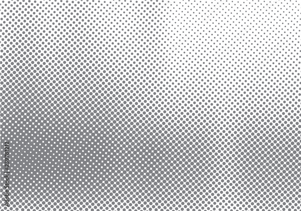 Abstract halftone motion effect with fading dot gradation black and white background and texture. Abstract halftone motion effect with fading dot gradation black and white background and texture.