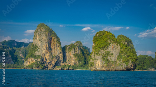 Views from the boat in trip to Koh hong Island in South of Thailand. 