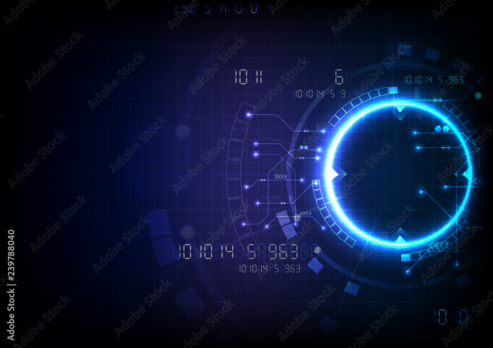 Deep Blue Futuristic Game Technology Deep Blue Futuristic Game Technology