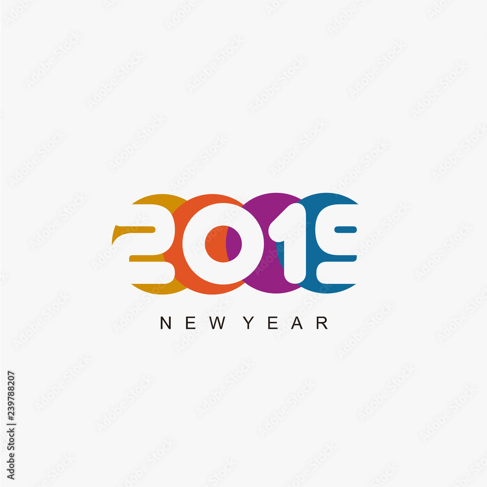 2019 Logo Vector Template Design Illustration 2019 Logo Vector Template Design Illustration