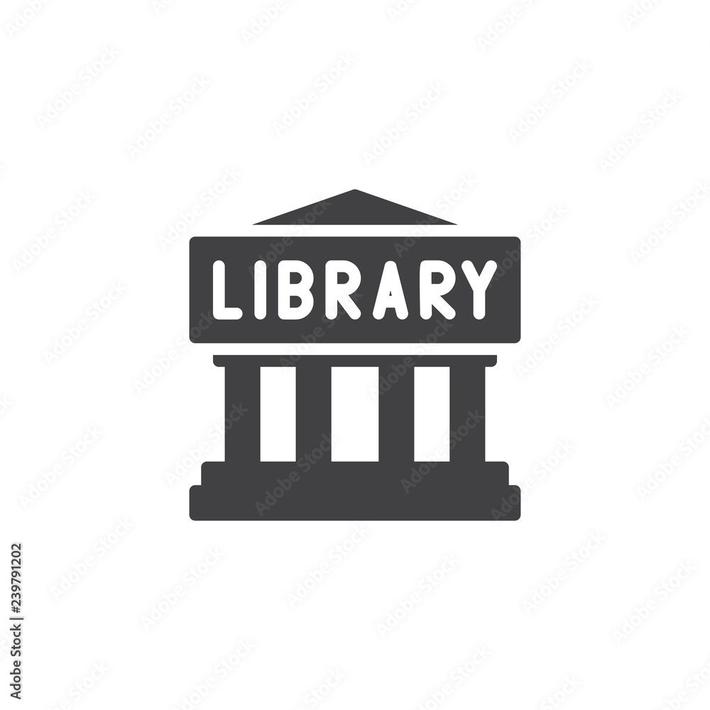 Library Icon Vector