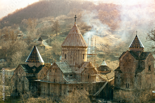 Goshavank church in Armenia photo