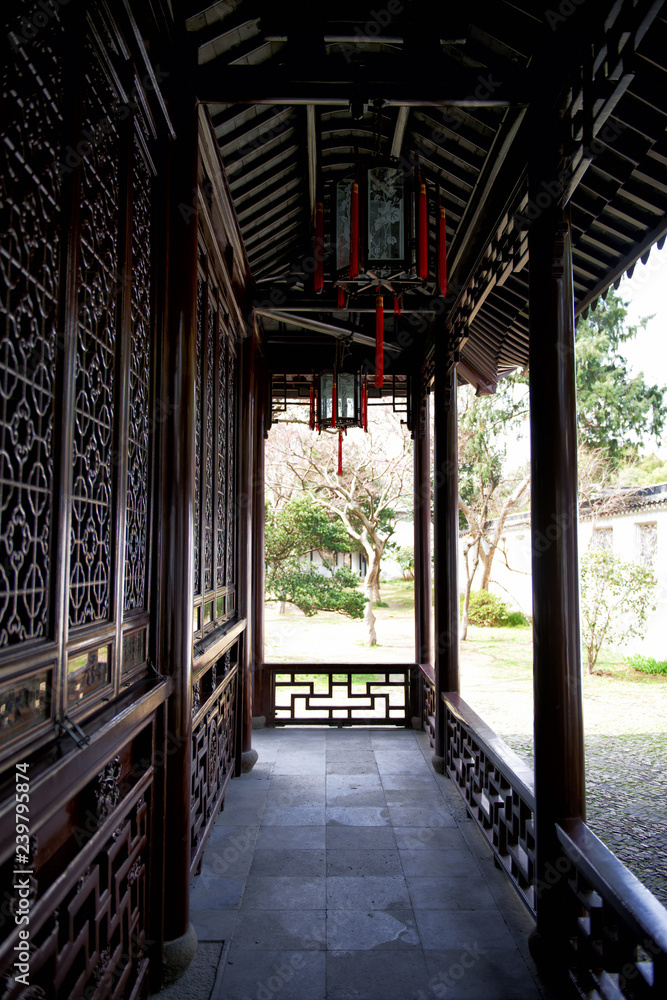 Humble Administrator's Garden is a famous tourist attraction in Suzhou, China.