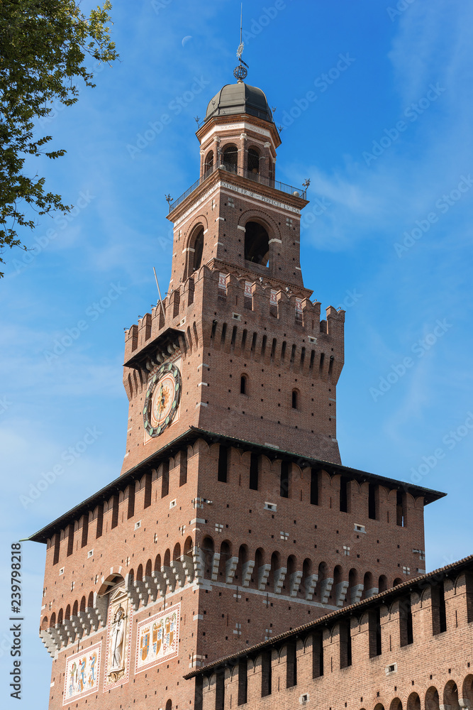 Sforza Castle - Milan Italy - Castello Sforzesco