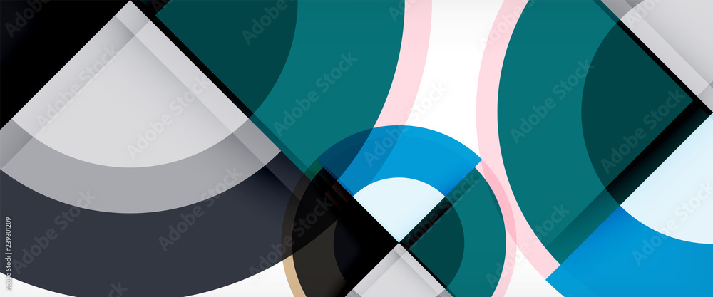Multicolored round shapes abstract background Multicolored round shapes abstract background
