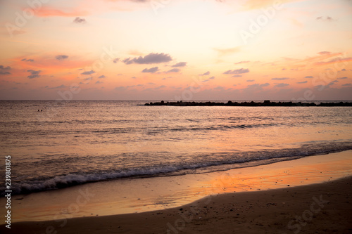 Fototapeta Naklejka Na Ścianę i Meble -  Sunset at a beach