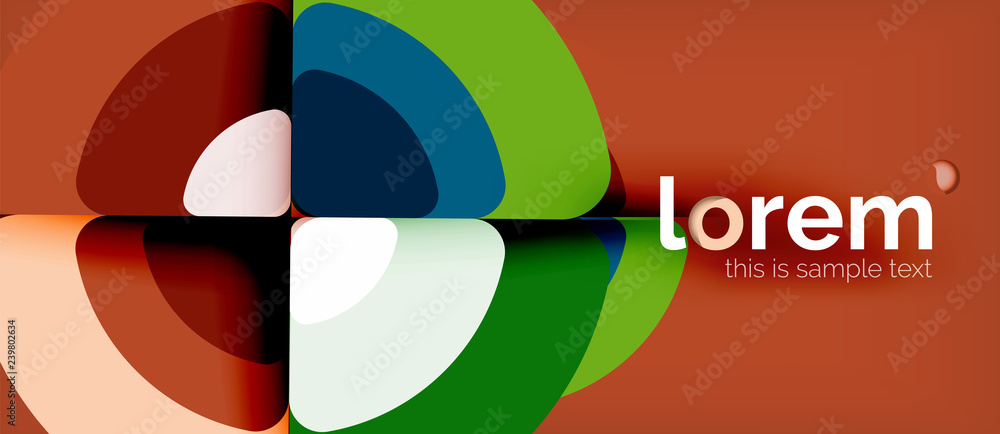 Obraz premium Circle abstract background