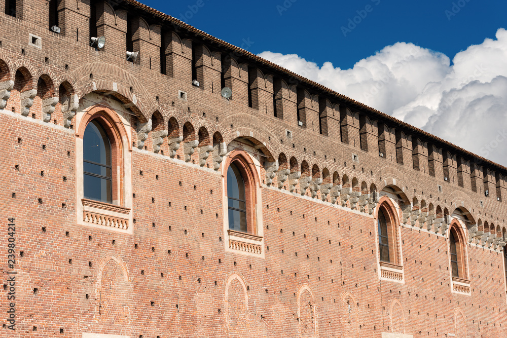 Sforza Castle - Milan Italy - Castello Sforzesco