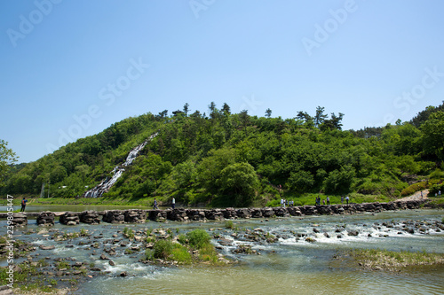 Nonggyo Bridge of Jincheon is an old stone bridge in Korea.
