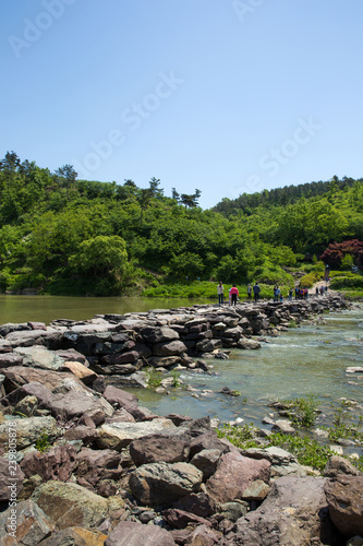 Nonggyo Bridge of Jincheon is an old stone bridge in Korea.