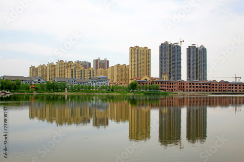 Urban construction scenery