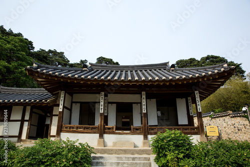 Ojukheon House is a famous tourist spot in Gangwon Province  Korea.