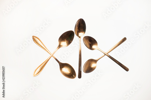 Spoons composition isolated