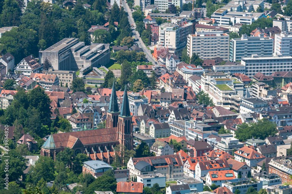 aerial view of Bregenz