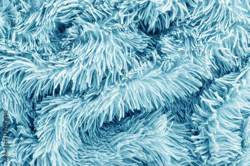 blue knitted fabric background