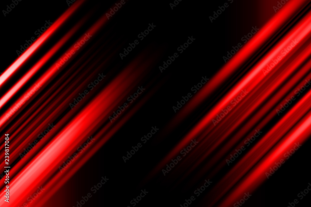 red light motion on black abstract background red light motion on black abstract background