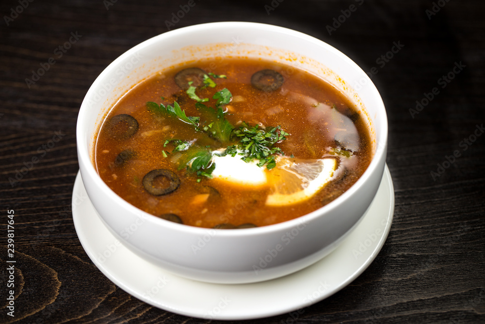 soup in a bowl soup in a bowl