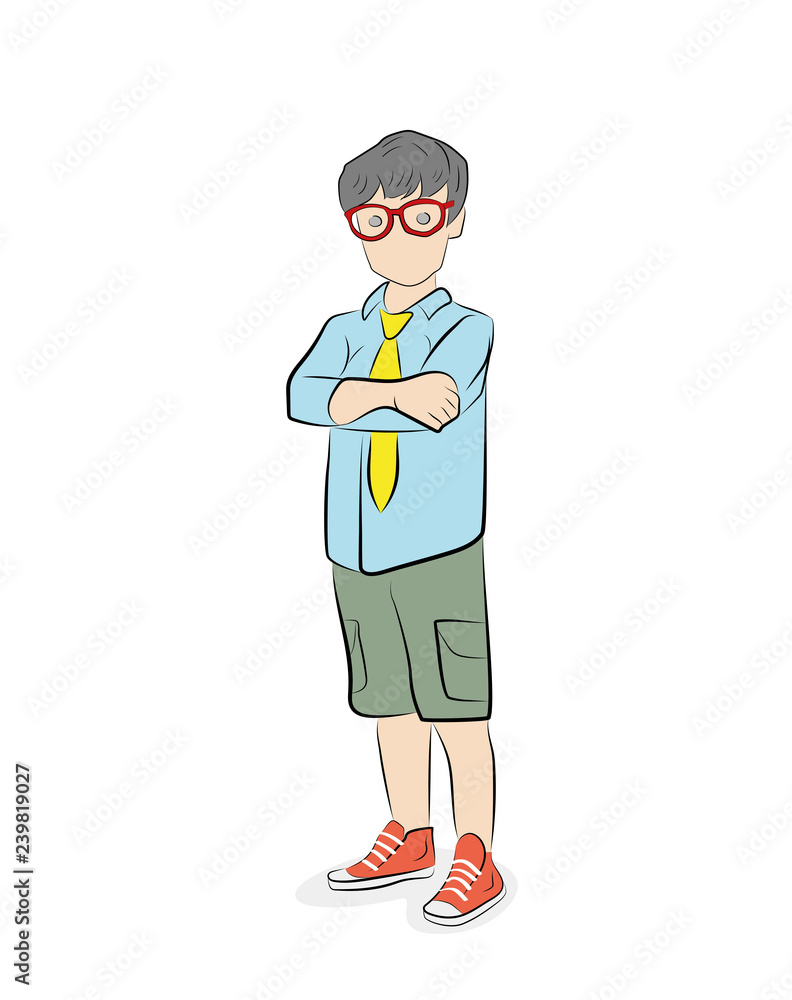 man businessman. standing in a business pose. vector illustration. man businessman. standing in a business pose. vector illustration.