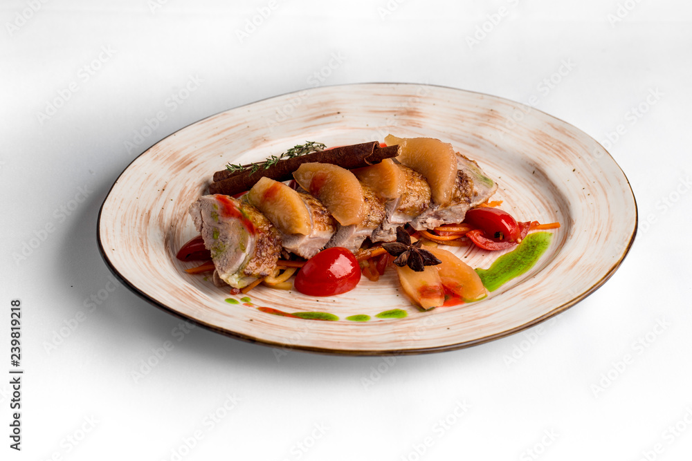 salad with chicken and vegetables salad with chicken and vegetables