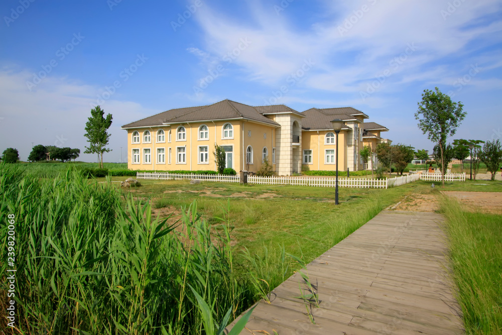 Hebei caofeidian golf villa scenery Hebei caofeidian golf villa scenery