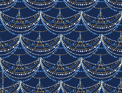 Festive dot lines repeatabl...