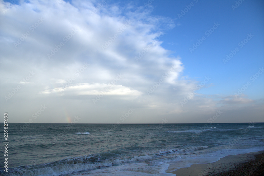 sea and sky,panorama,nature,seascape,wave,horizon,blue,view