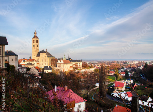 Kutna Hora Town and St. Barbaras Church in Autumn The Czech Republic