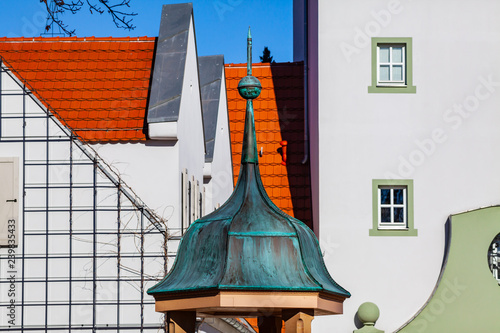 Brandenburg, Denkmal, Schloss Liebenberg (Schlosshof) Details Architektur, Baustil photo