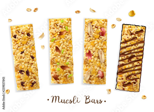 Sweet Muesli Bars Composition