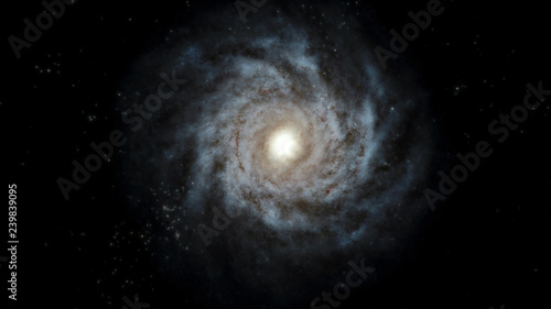 Fototapeta Naklejka Na Ścianę i Meble -  Galaxy, Milky Way galaxy, 50,000 light years across.