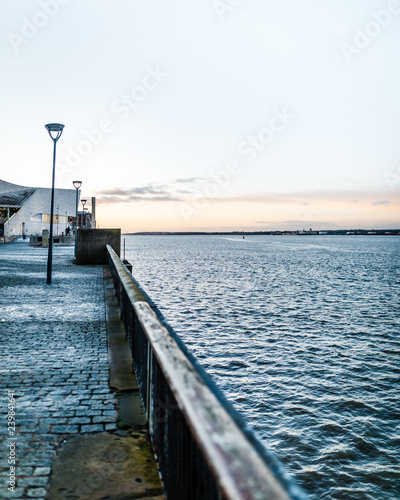 Waterfront in Liverpool coming from the Museum of Liverpool, United Kingdom