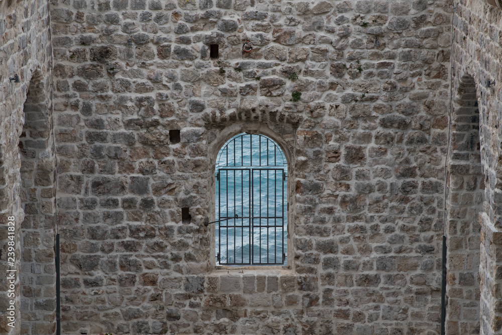 Window on Stone Wall Window on Stone Wall
