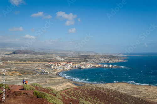 Tenerife hiking trails of The Red Mountain.