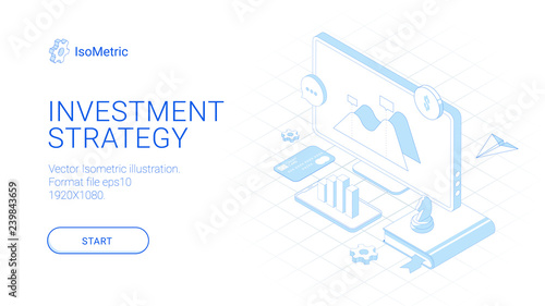 augmented expanded reality Concept. 3d isometric design. Vector illustration.