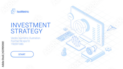 augmented expanded reality Concept. 3d isometric design. Vector illustration.