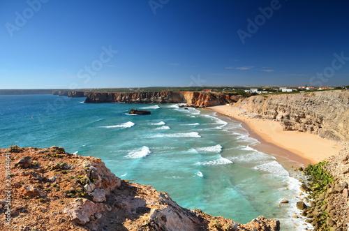 surfing mediterranean beach