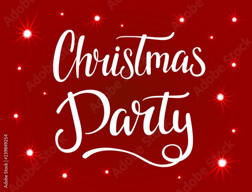 Christmas party banner
