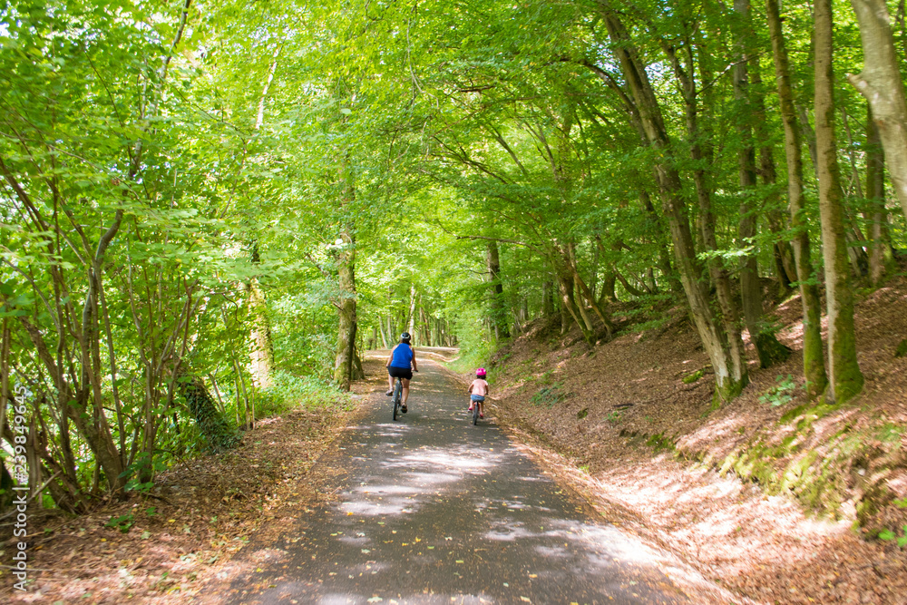 Obraz premium Ballade en vélo
