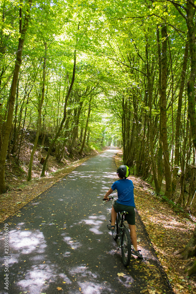 Obraz premium Ballade en vélo