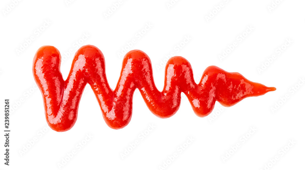 tomato sauce isolated on white background tomato sauce isolated on white background